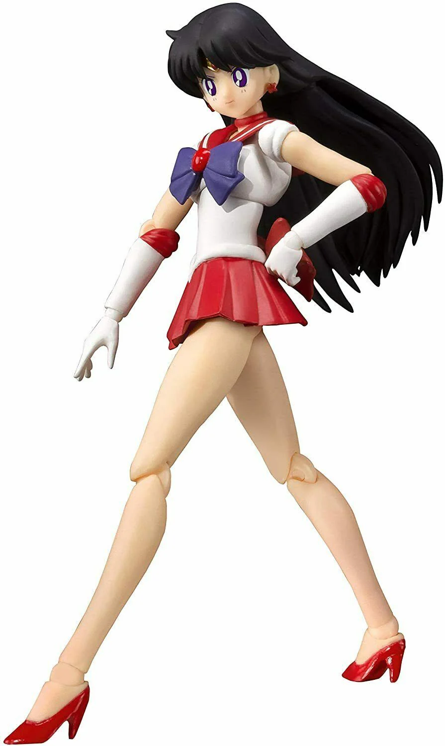 TAMASHII NATIONS Sailor Moon Sailor Mars Animation Color Edition Pretty Guardian Bandai S.H.Figuarts - Image 1