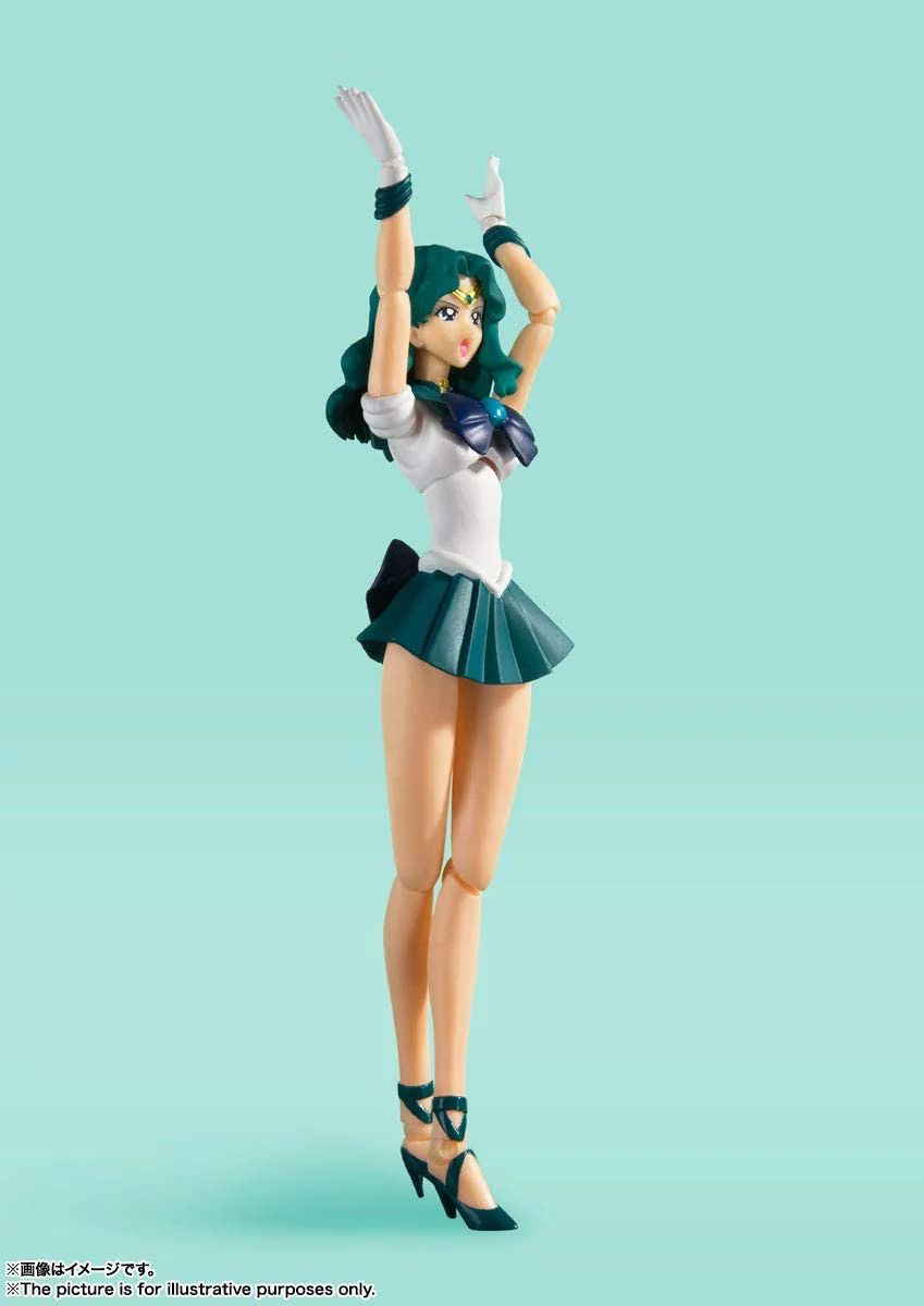 TAMASHII NATIONS Sailor Neptune Pretty Guardian Sailor Moon Bandai Spirits S.H.Figuarts Animation Color Edition - Image 3