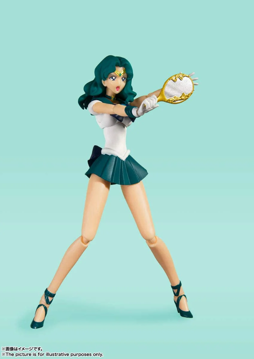 TAMASHII NATIONS Sailor Neptune Pretty Guardian Sailor Moon Bandai Spirits S.H.Figuarts Animation Color Edition - Image 2