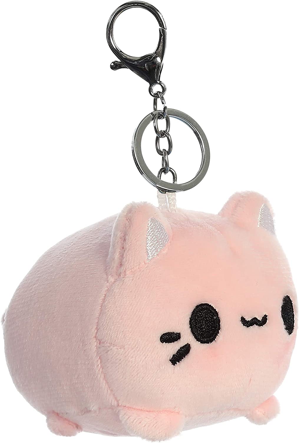 Tasty Peach Aurora 3.5" Strawberry Meowchi Clip-On - Image 3