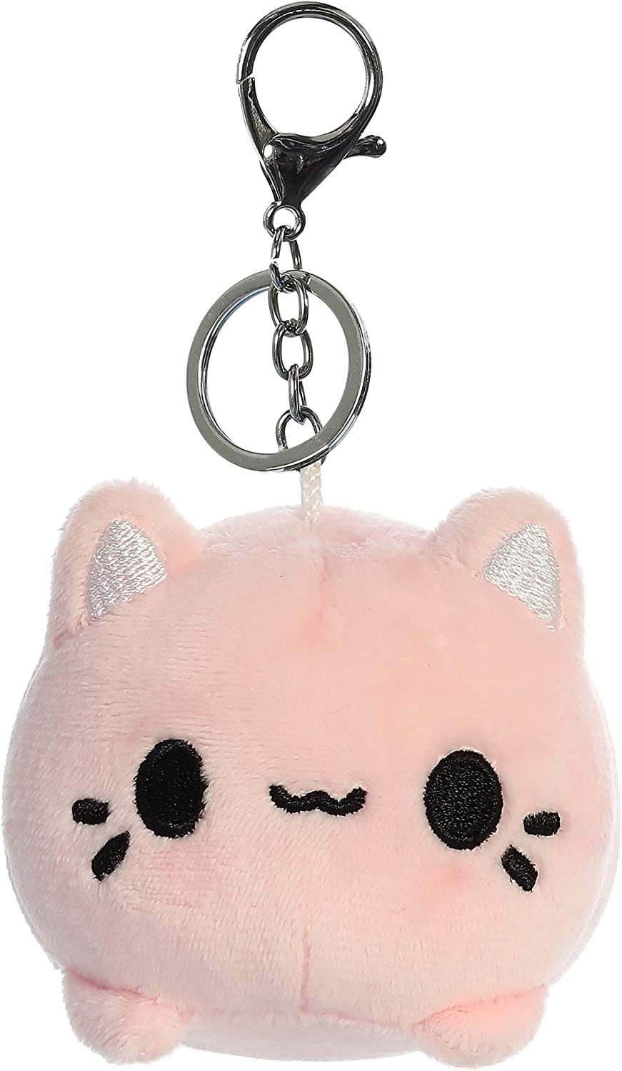 Tasty Peach Aurora 3.5" Strawberry Meowchi Clip-On - Image 2