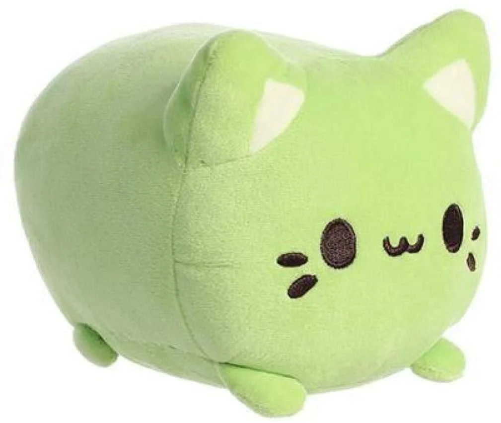 Tasty Peach Aurora 7″ Green Tea Meowchi Plush
