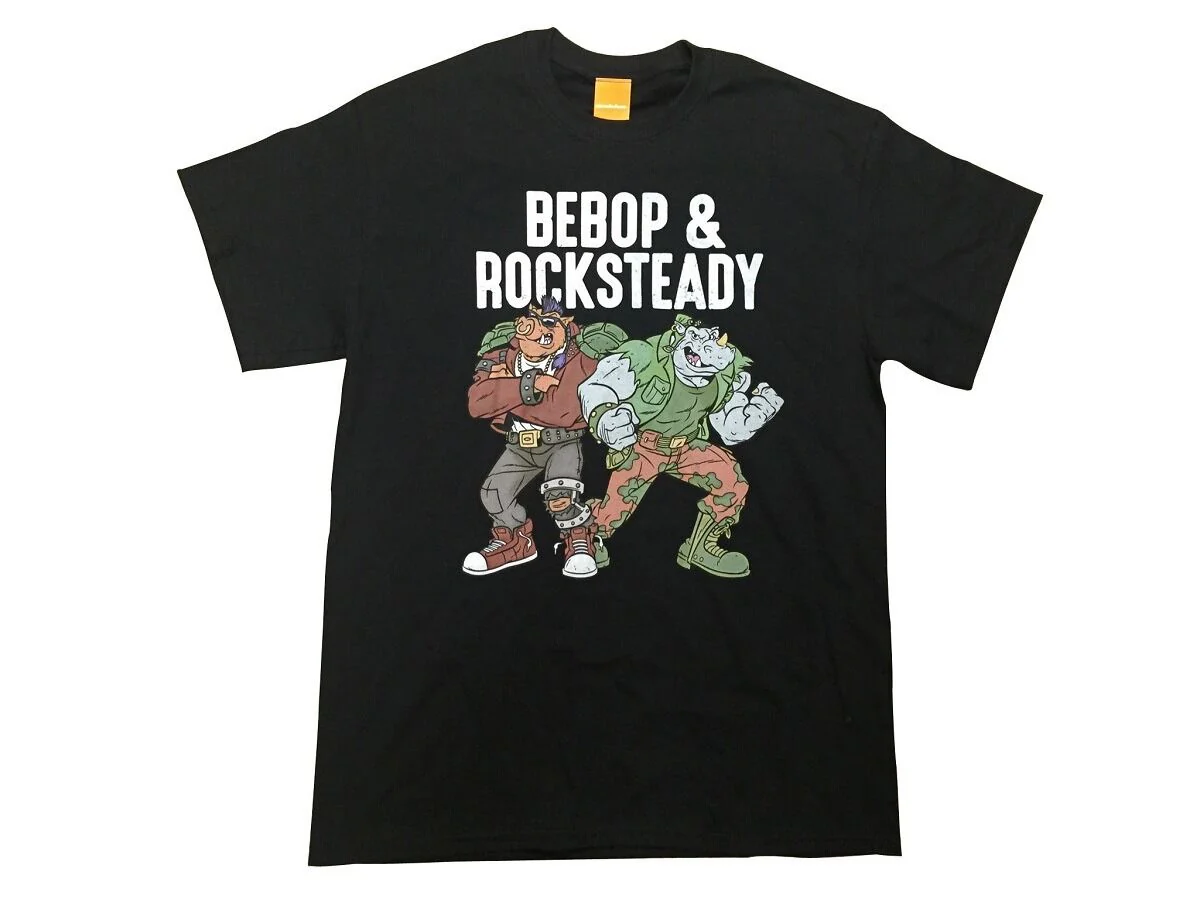 Teenage Mutant Ninja Turtles Bebop And Rocksteady TMNT Adult T-Shirt - Image 1