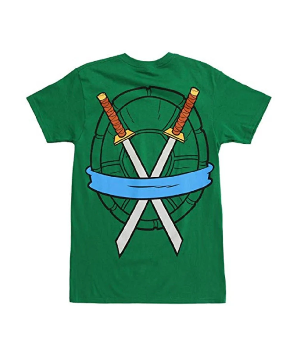 Teenage Mutant Ninja Turtles Leonardo Costume Adult T-Shirt - Image 2