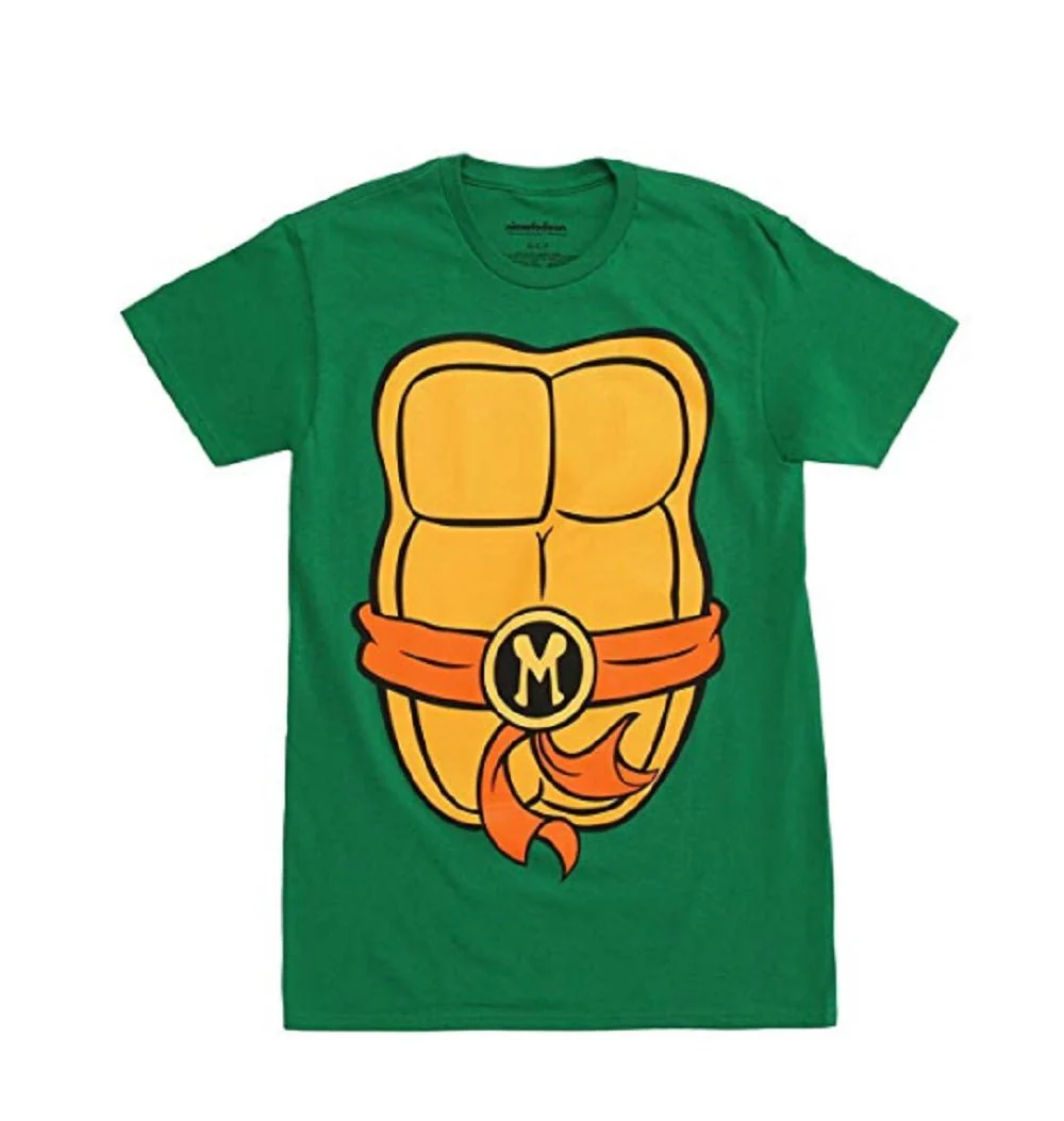 Teenage Mutant Ninja Turtles Michelangelo Costume Adult T-Shirt - Image 1
