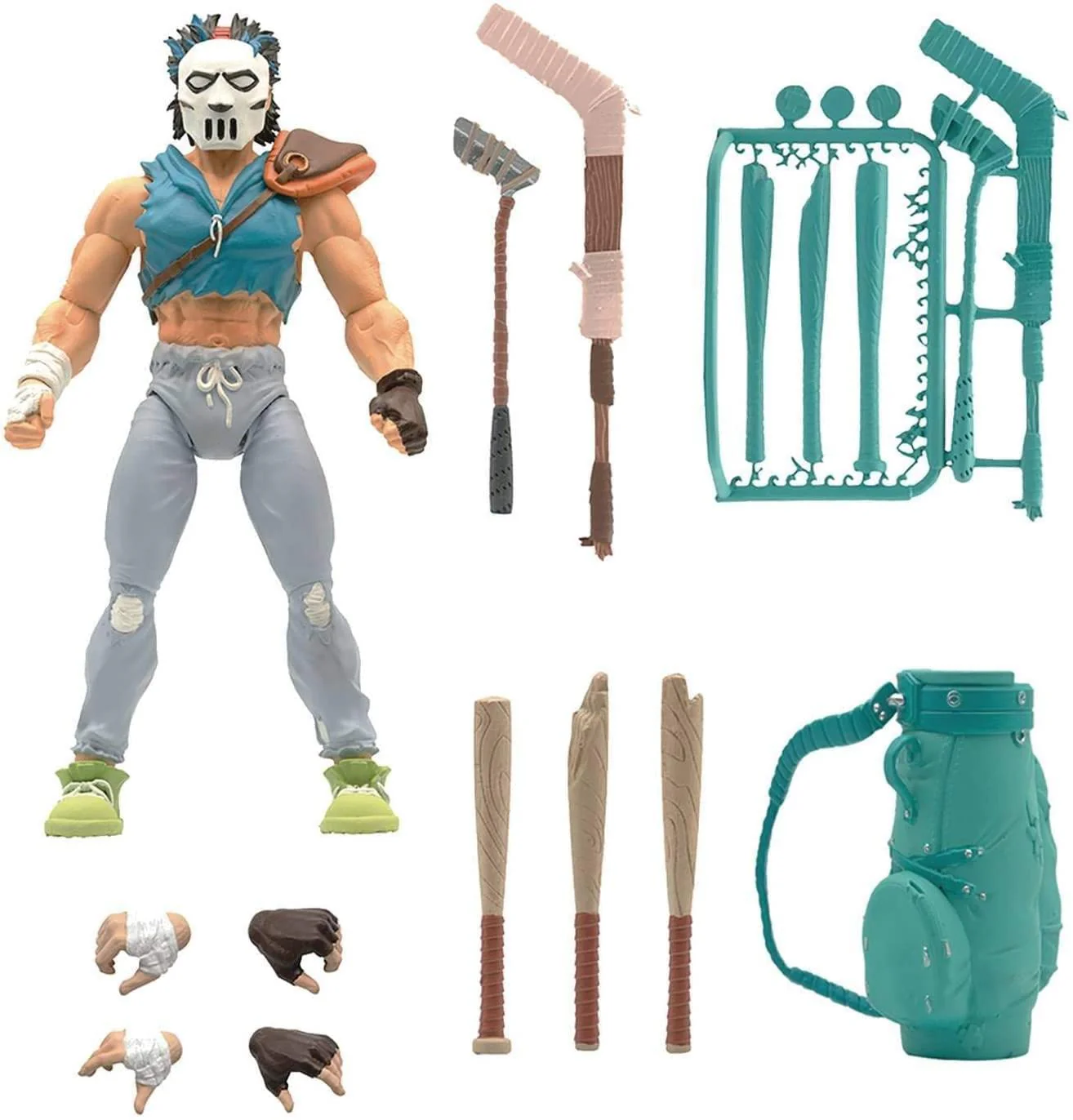 Teenage Mutant Ninja Turtles Ultimates Wave 4: Casey Jones Action Figure - Image 1