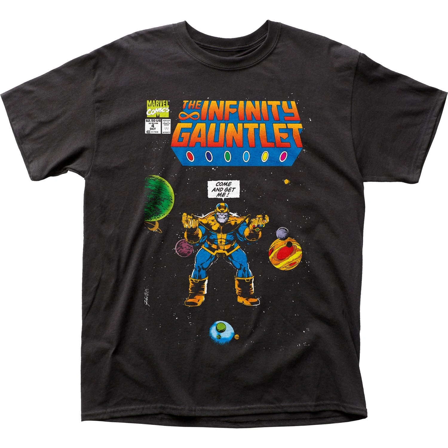 Thanos The Infinity Gauntlet Marvel Comics Adult T-Shirt - Image 1