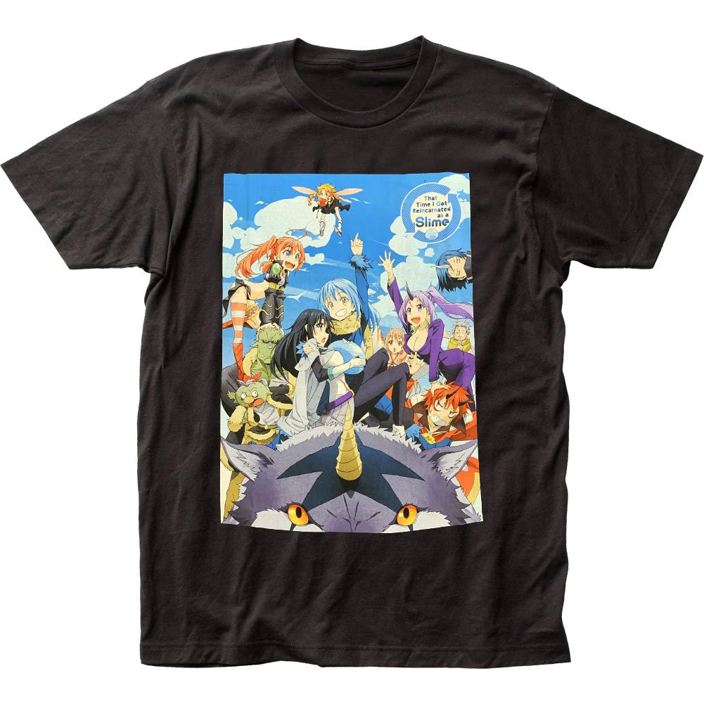 That Time I Got Reincarnated As A Slime Anime Group Adult T Shirt - Image 1