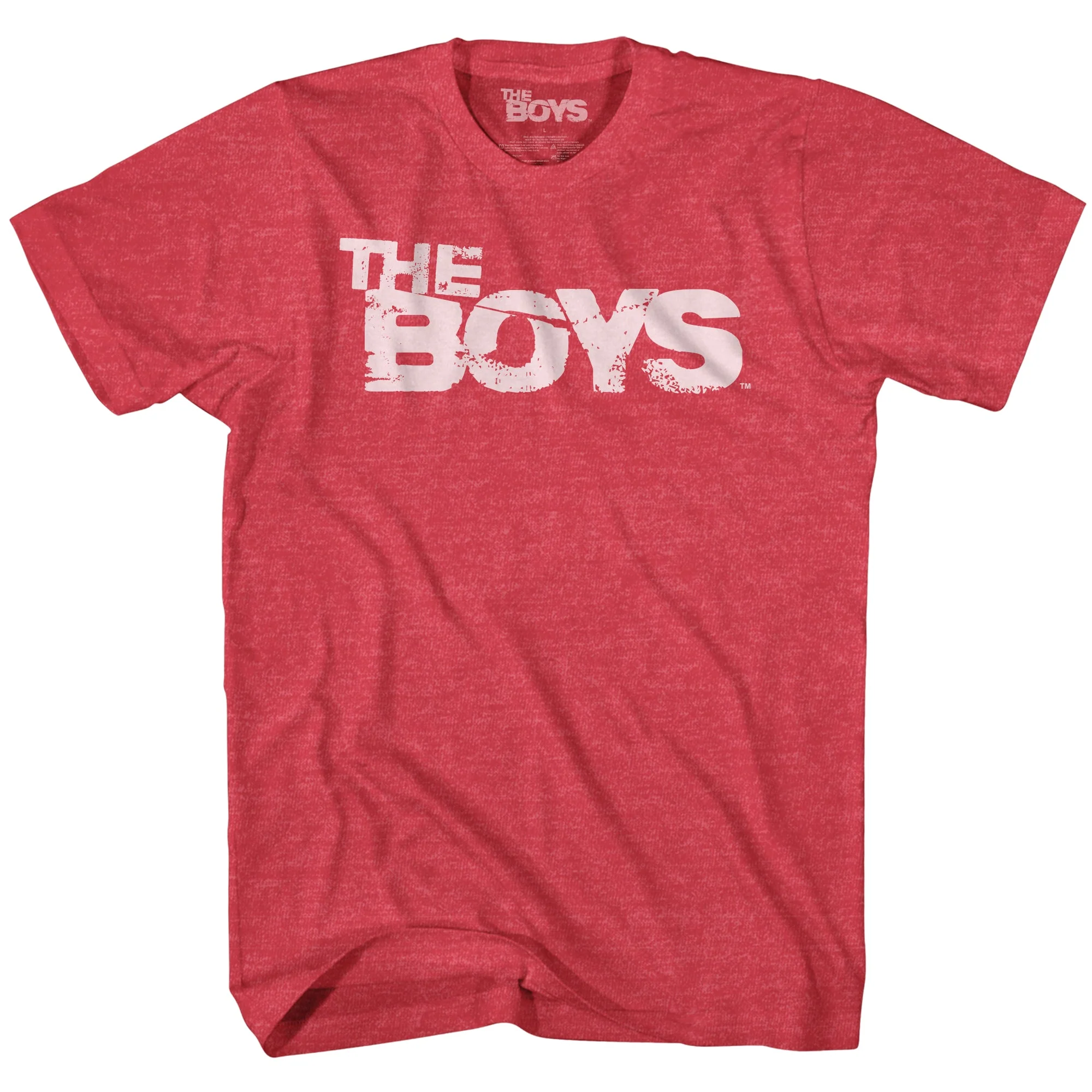 The Boys Logo Never Meet Your Heroes Adult T Shirt - Image 1