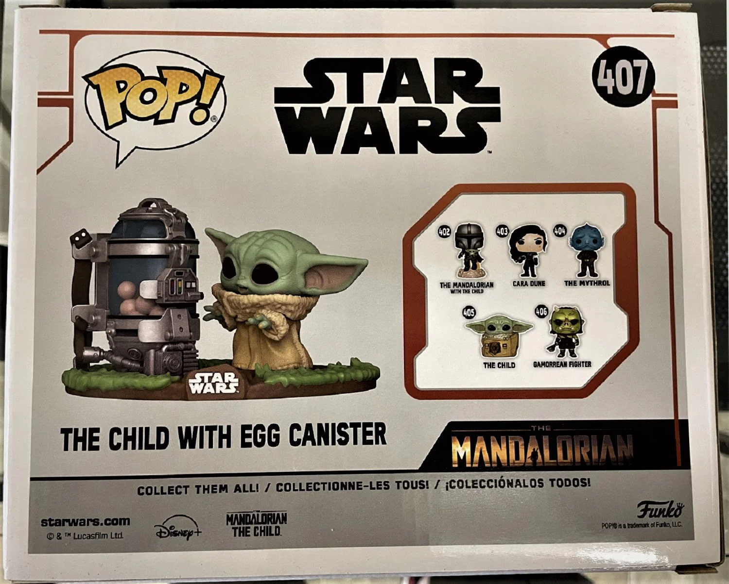Funko Pop Deluxe The Mandalorian The Child With Egg Canister Vinyl Figure - Image 2