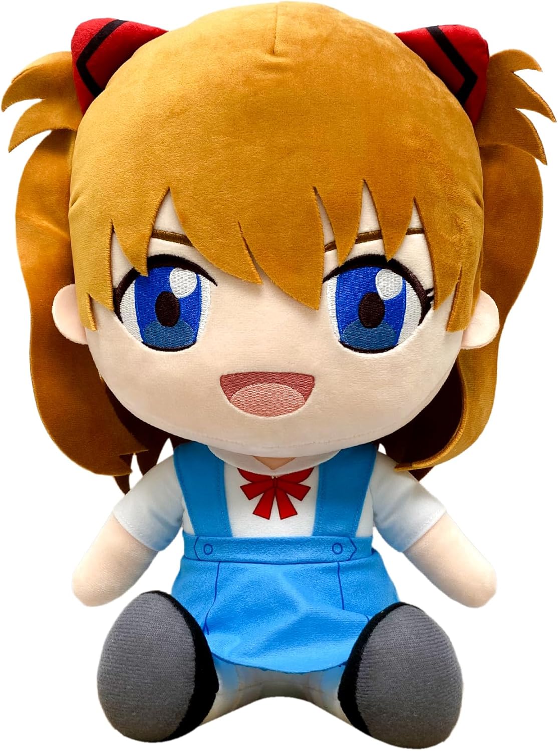 The End of Evangelion - Asuka Langley Soryu Uniform Sitting Plush 12" - Great Eastern Entertainment - Image 1