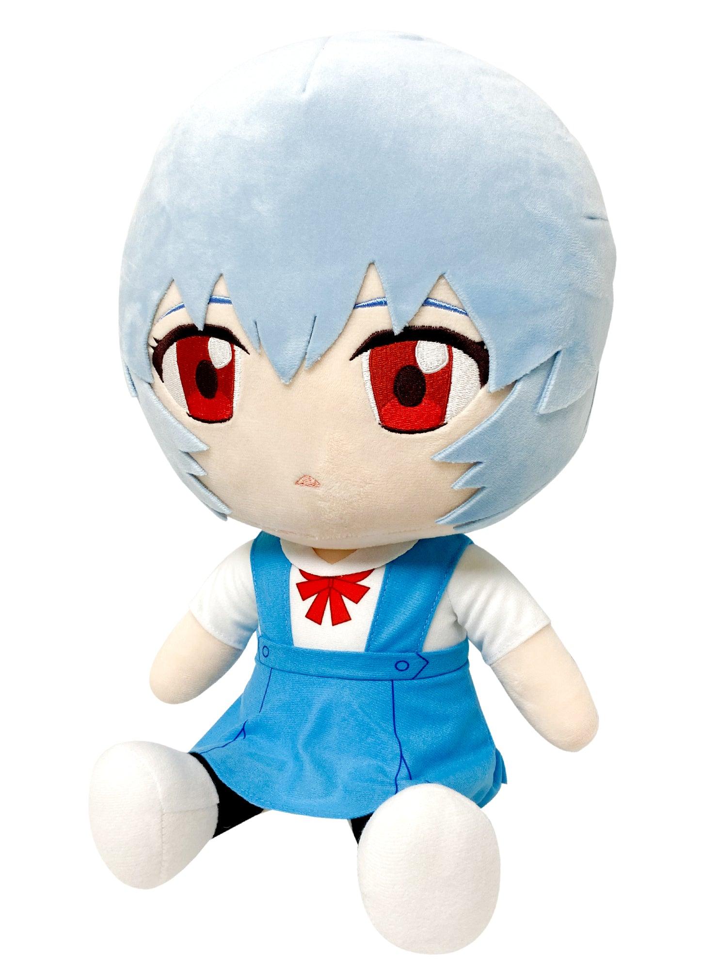 The End of Evangelion - Rei Ayanami Uniform Sitting Plush 12" - Great Eastern Entertainment - Image 2