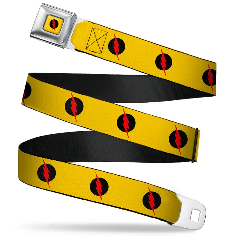 The Flash Reverse Flash Logo DC Comics Seatbelt Belt