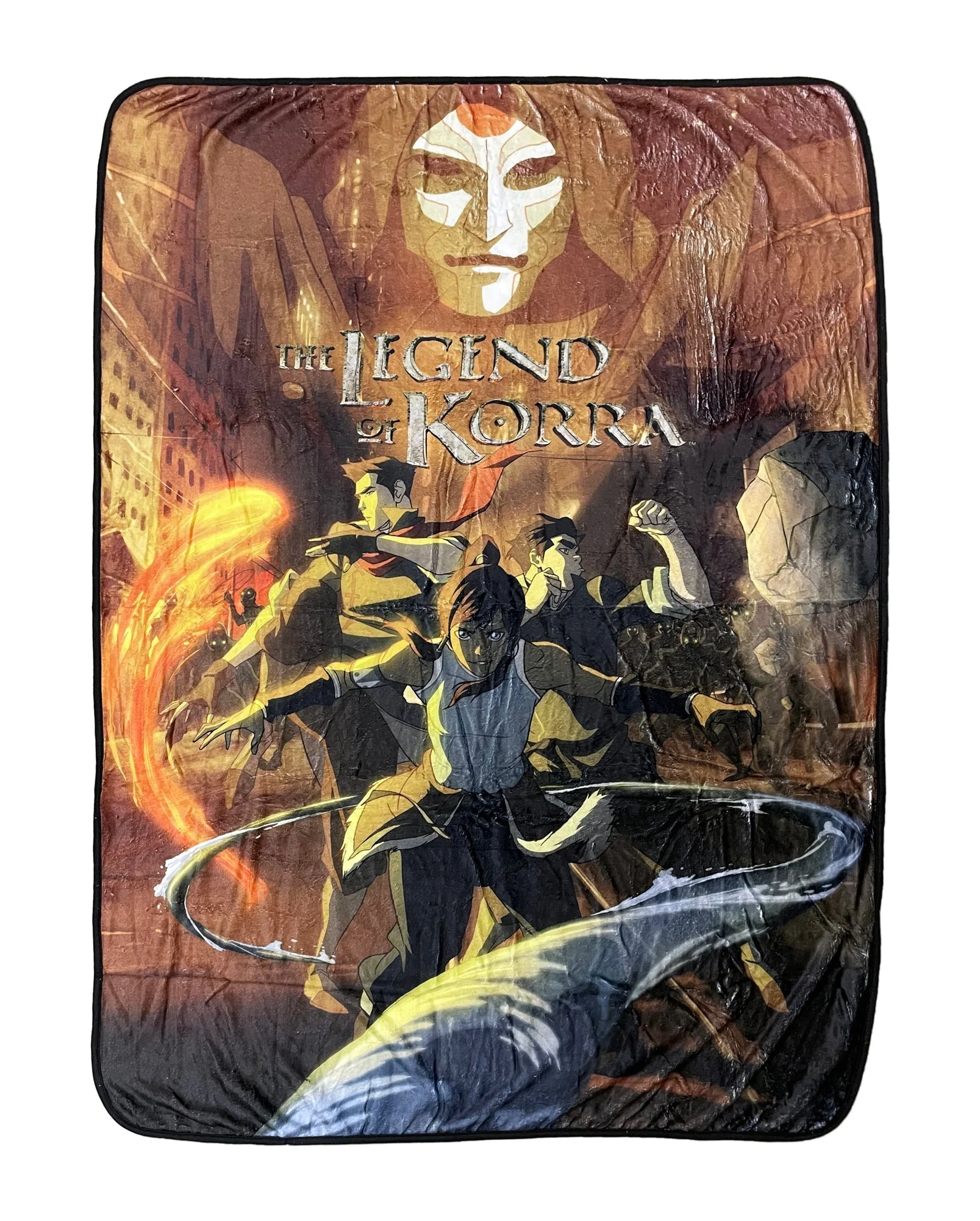 The Legend Of Korra Poster Fleece Throw Blanket - Image 1