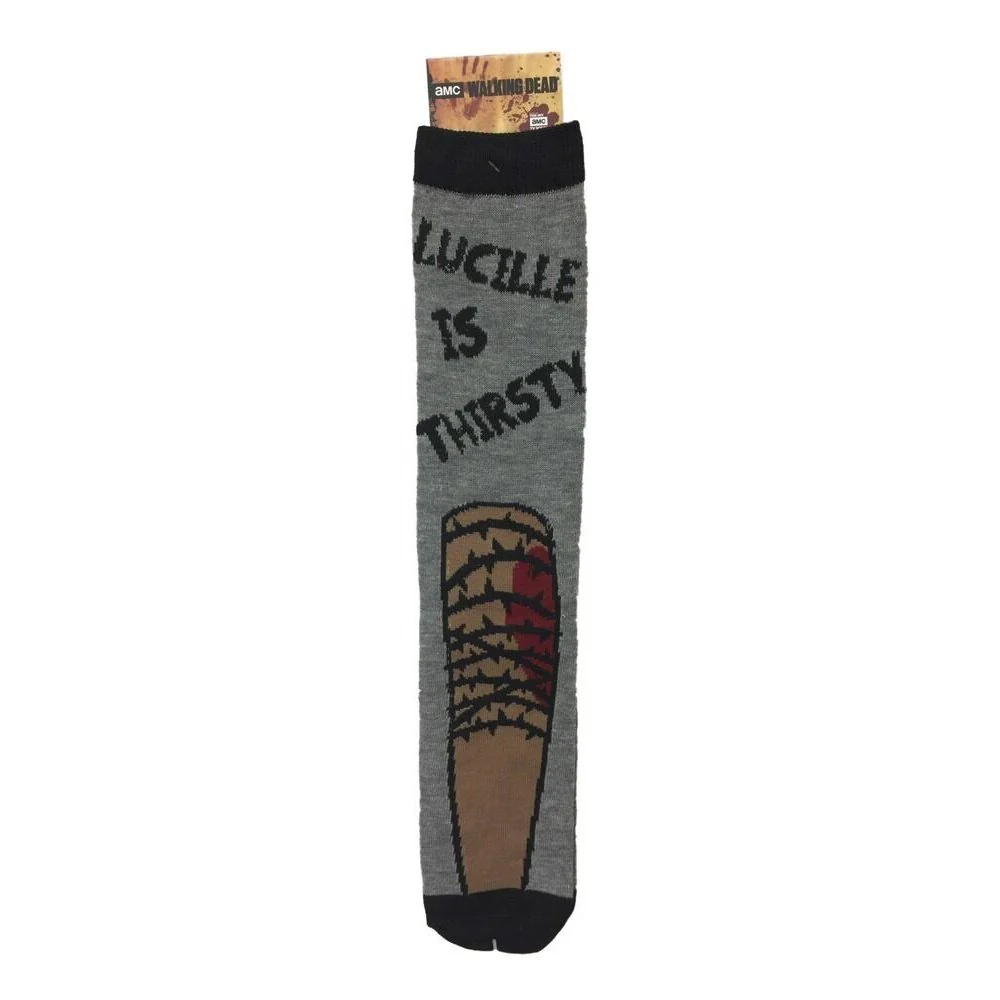 The Walking Dead Negan Lucille Is Thristy Adult Crew Socks - Image 1