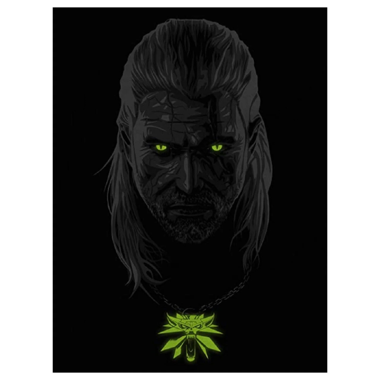 The Witcher 3 Geralt Toxicity Offcially Licesned Adult T Shirt - Image 2