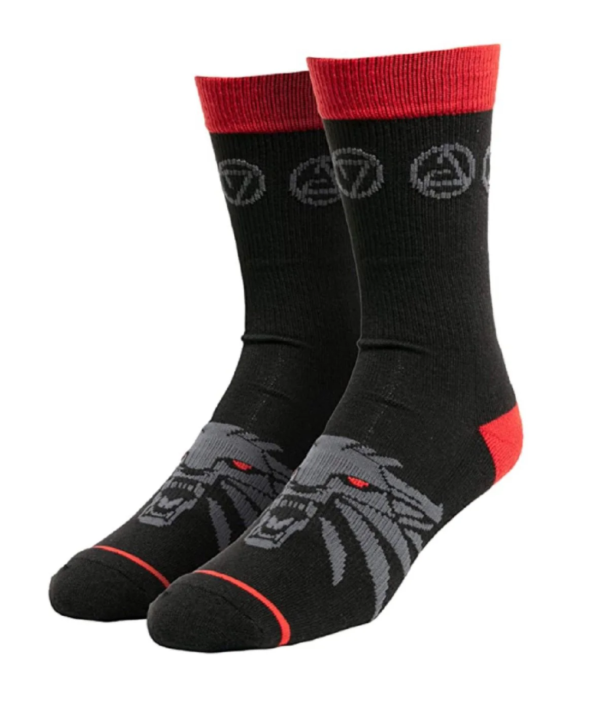 The Witcher 3 Monster’s Bane Embroidered Athletic Crew Socks