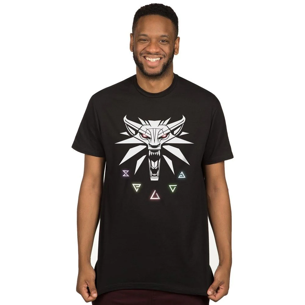 The Witcher 3 Signs of the Witcher Premium Adult T-Shirt - Image 1