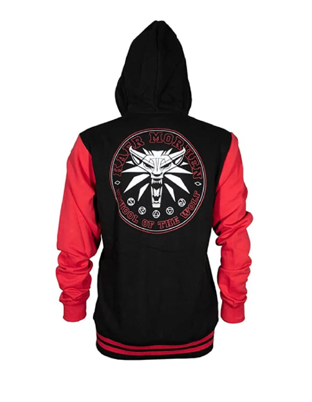 The Witcher 3 Wolf School Pride Men's Gamer Zip-Up Hoodie - Image 2
