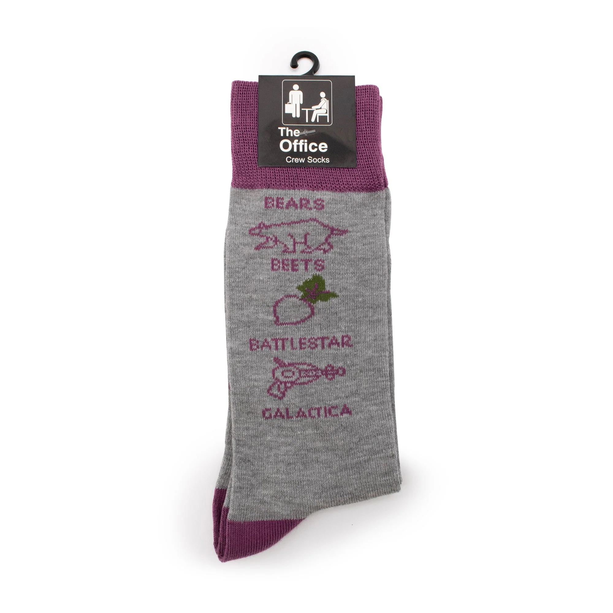 The Office Bears Beets Battlestar Crew Socks - Image 2