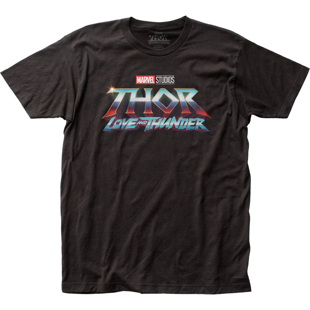 Thor 4 Movie Love and Thunder Marvel Comics Fitted Adult T-Shirt - Image 1