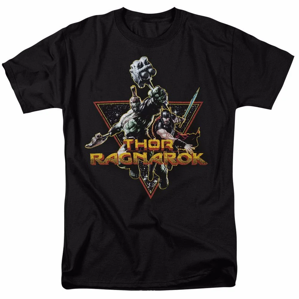Thor Ragnarok Hulk Space Buddies Marvel Comics Adult T-Shirt - Image 1