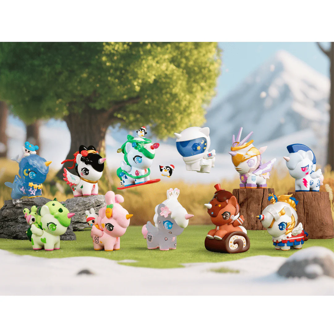 TNT SPACE x Tokidoki Chibi Style Unicorno Seasons In Bloom Series Blind Box - Image 1