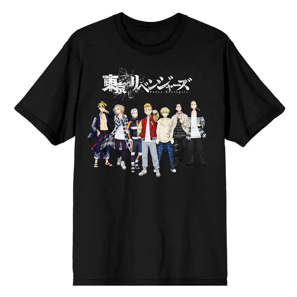 Tokyo Revengers Character Group Shot Unisex Adult T-Shirt - Image 1
