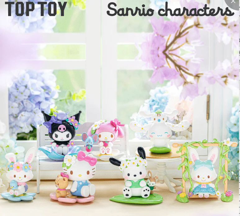 Top Toy Sanrio Characters Spring Flower Series Blind Box - Image 1