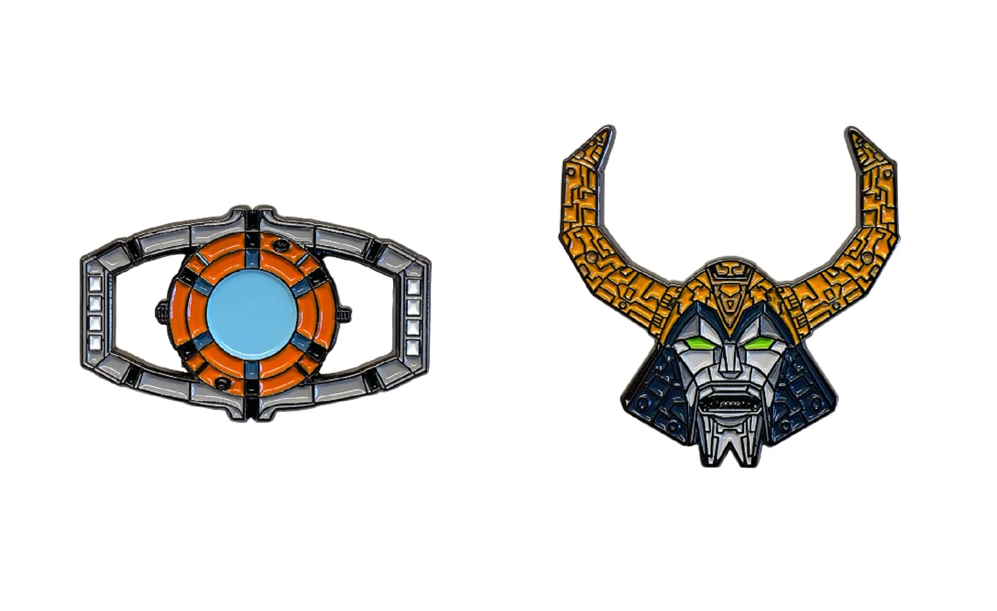 Transformers The Movie Unicron and Matrix Of Leadership 80's 2 Pack Enamel Pin Set - Image 2
