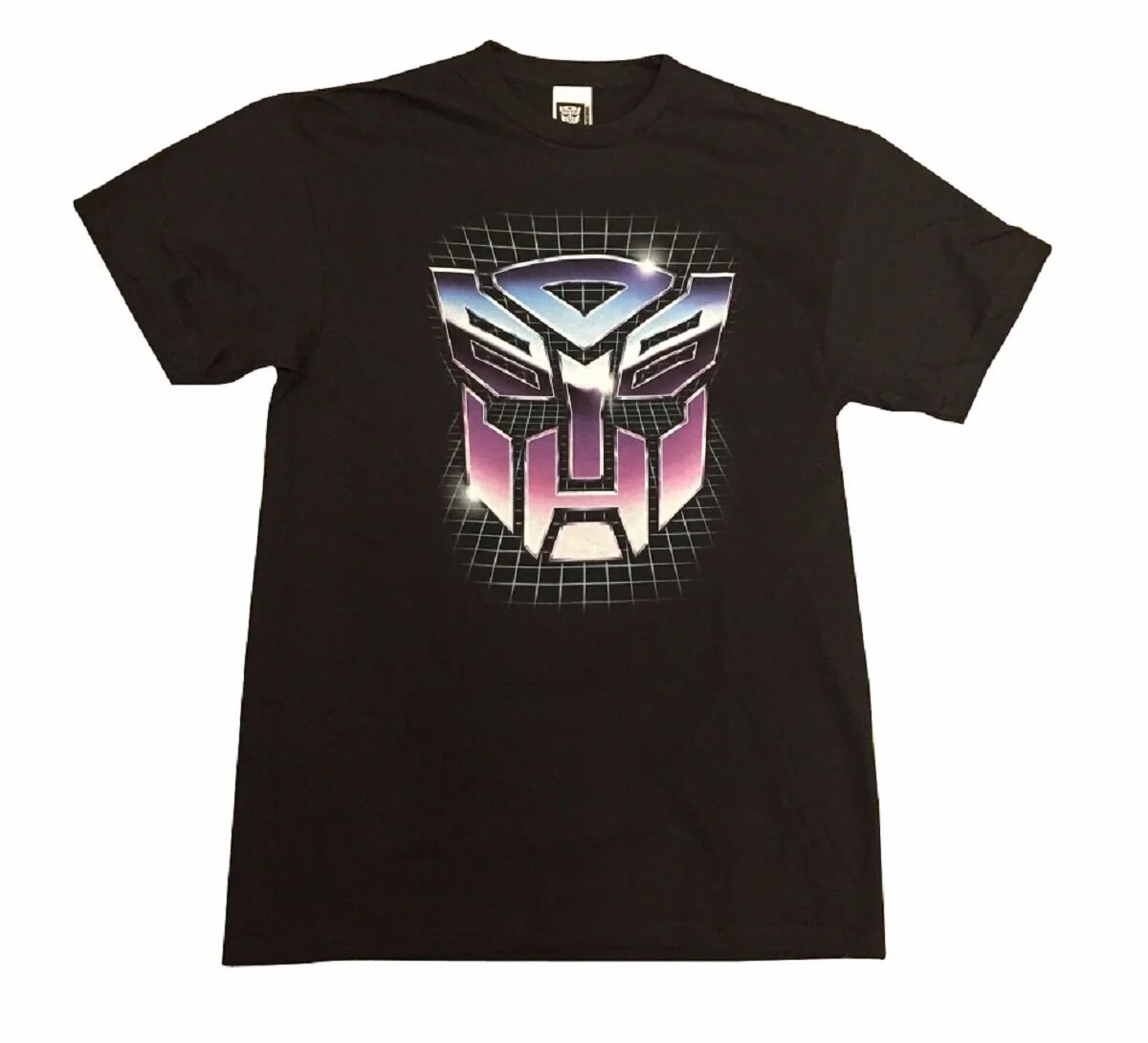 Transformers Autobot Cartoon Logo Adult T-Shirt - Image 1