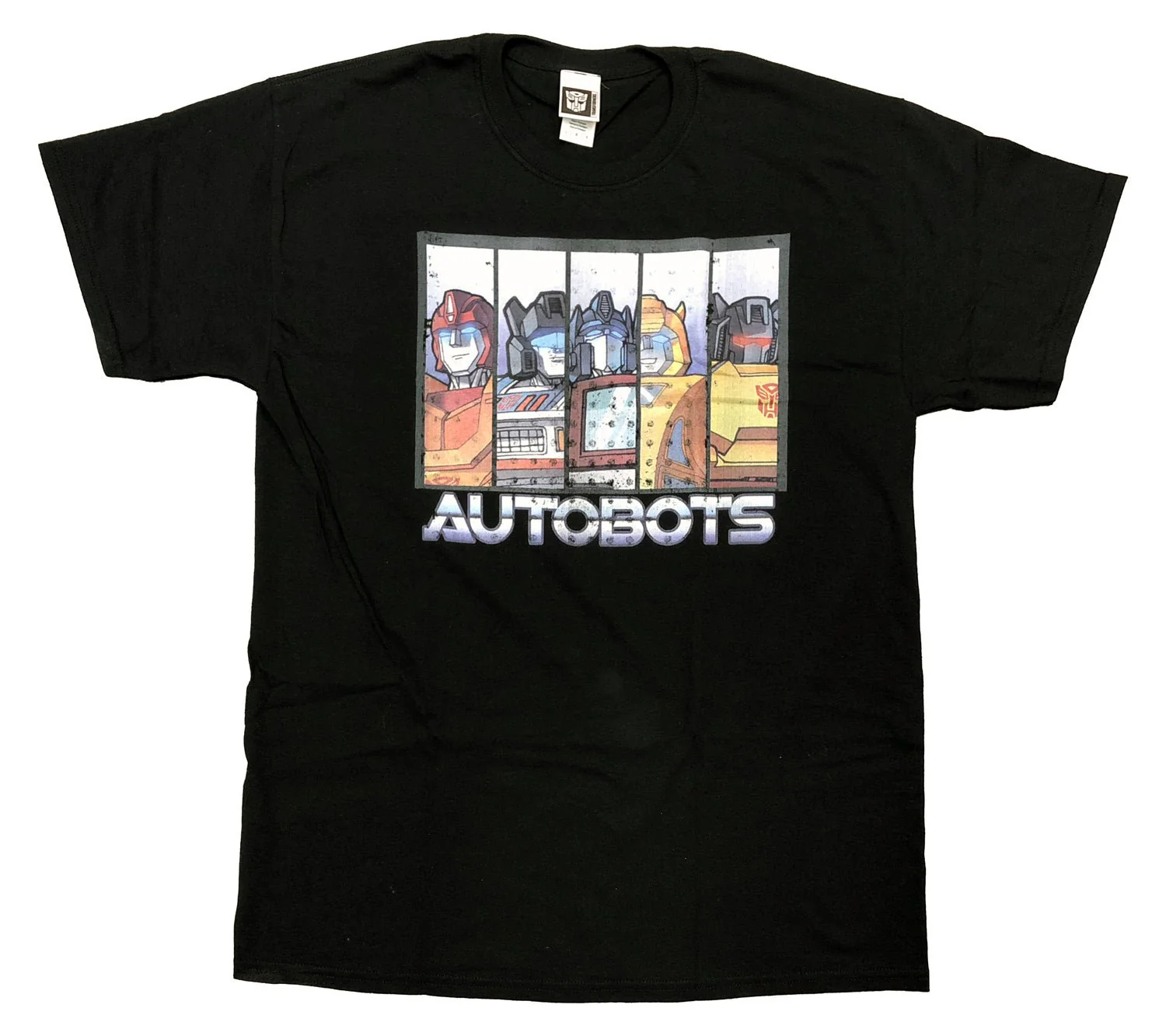 Transformers Autobots Heroes 5 Panel Adult T-Shirt - Image 1