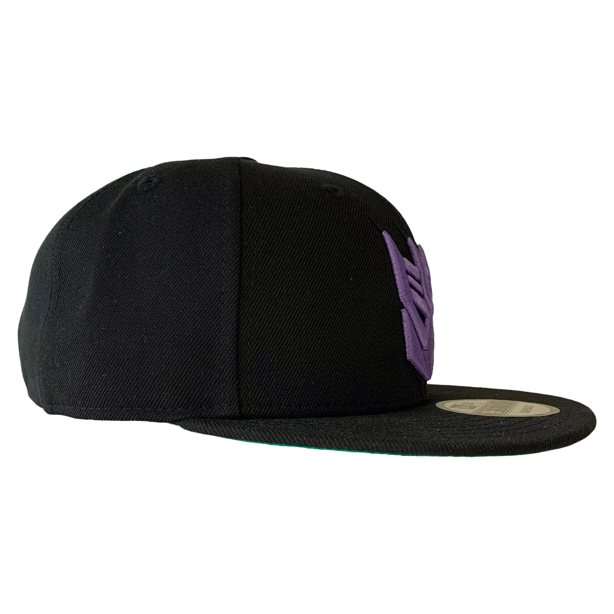 Transformers Decepticons Hasbro New Era 9Fifty Snapback Hat Cap Black Purple - Image 2