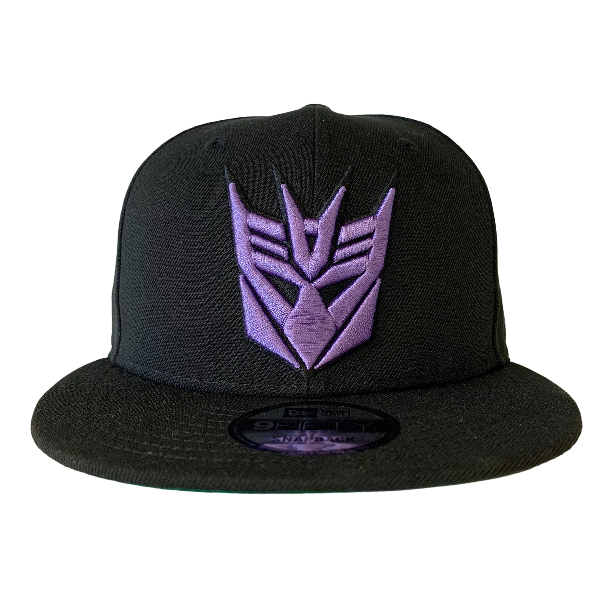 Transformers Decepticons Hasbro New Era 9Fifty Snapback Hat Cap Black Purple - Image 3