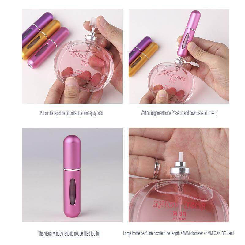 Portable Refillable Mini Travel Perfume Spray Bottle - Image 2