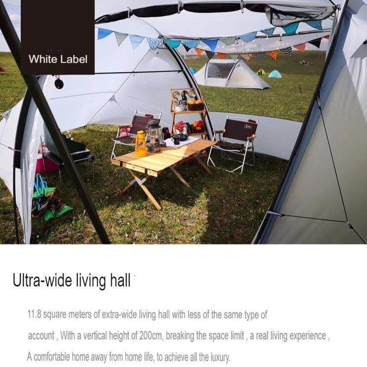 Creative Oversize Elegant Camping Tunnel Tent - Image 3