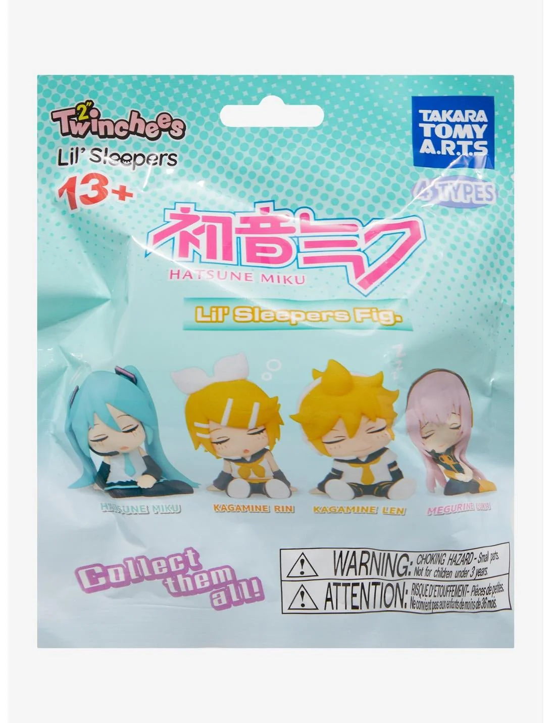Twinchees Lil' Sleepers Hatsune Miku Sleeping Figure Single Figure Blind Bag - Image 3