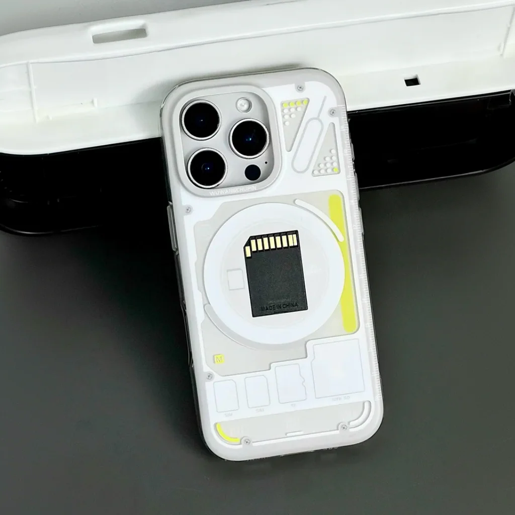 Memory Storage Transparent iPhone Case