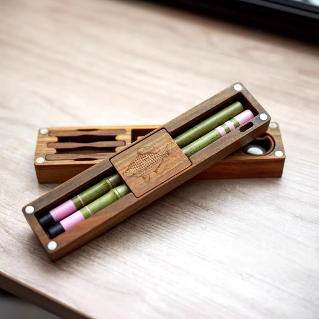 Handmade Hook Portable Fishing Rod Set - Image 2