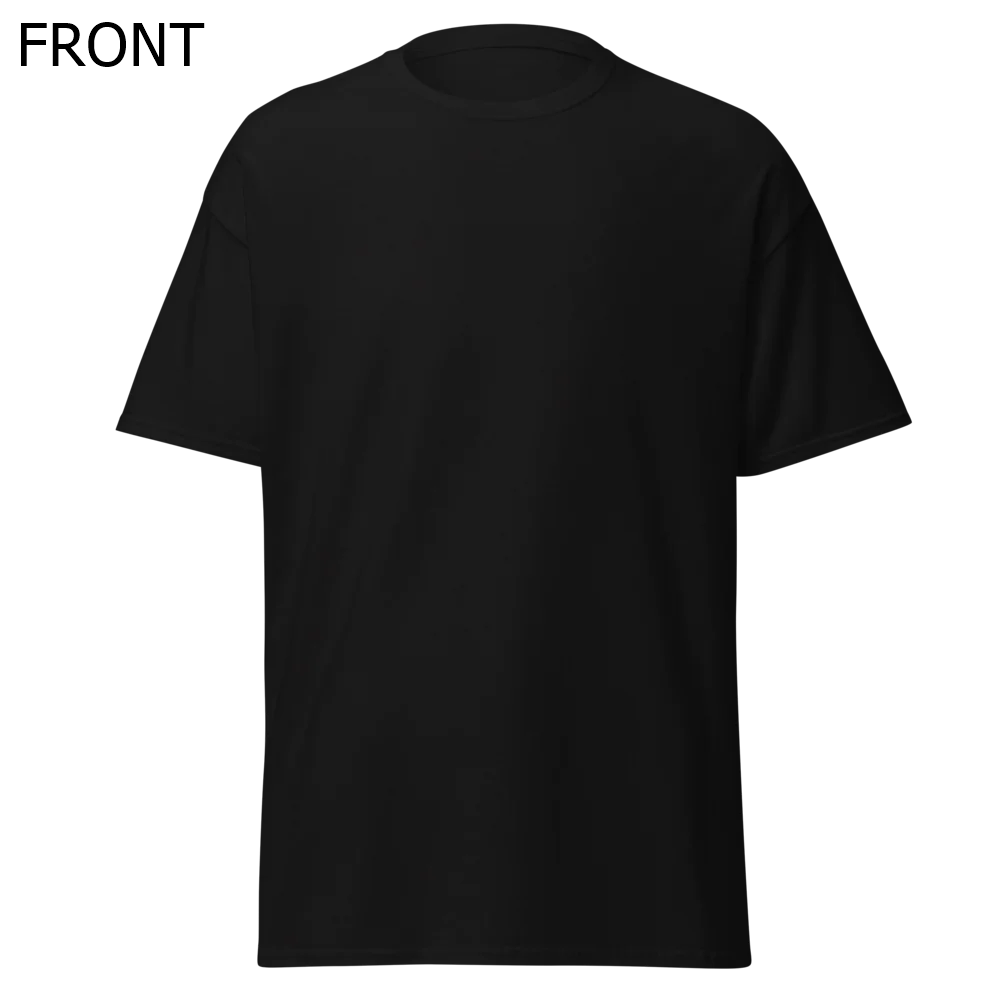 Tap For a Dad Joke Funny Cotton T-Shirt - Image 3