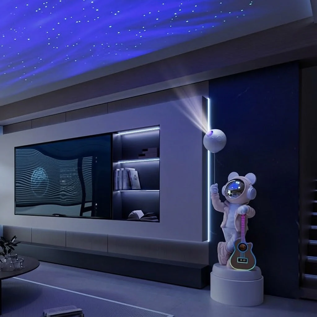 Astronaut Bluetooth Speaker Galaxy Projector Lamp - Image 2