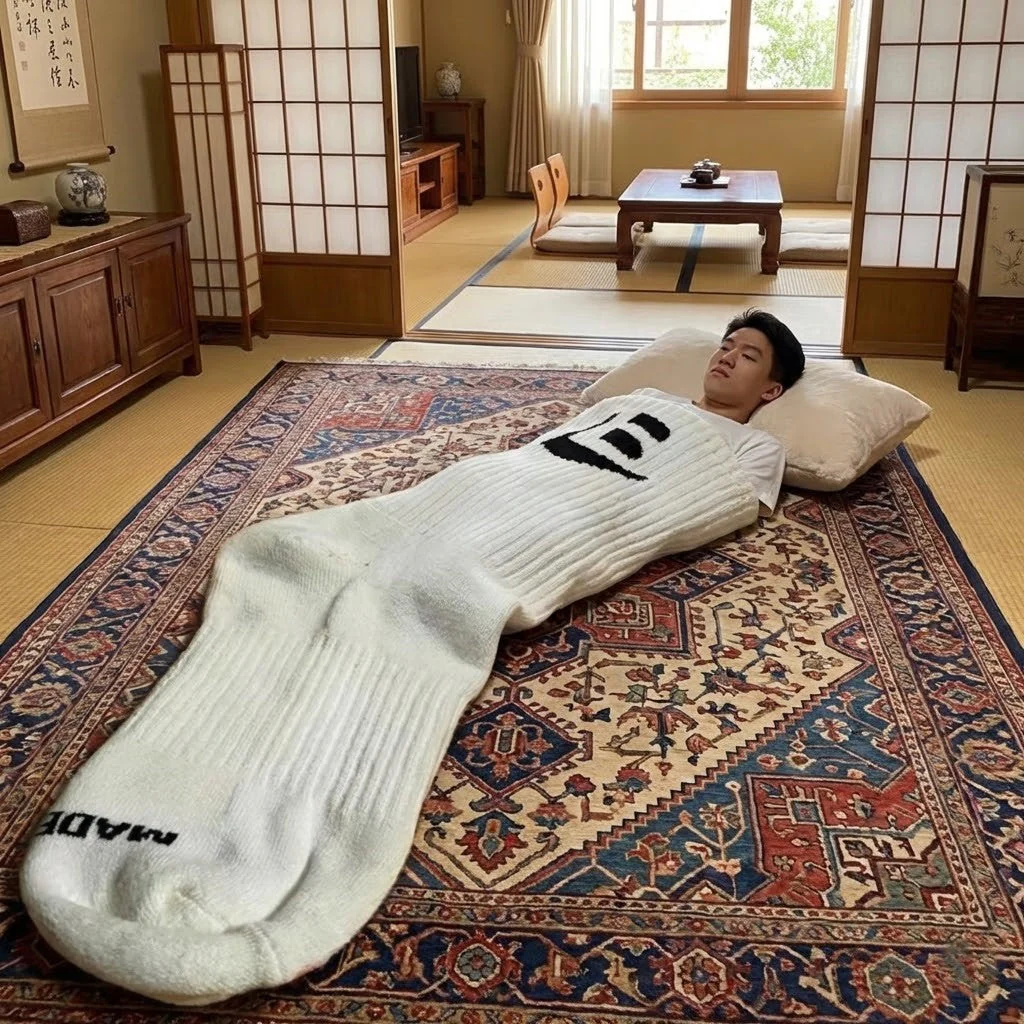 Giant Sock Cozy Sleeping Blanker Bag - Image 2