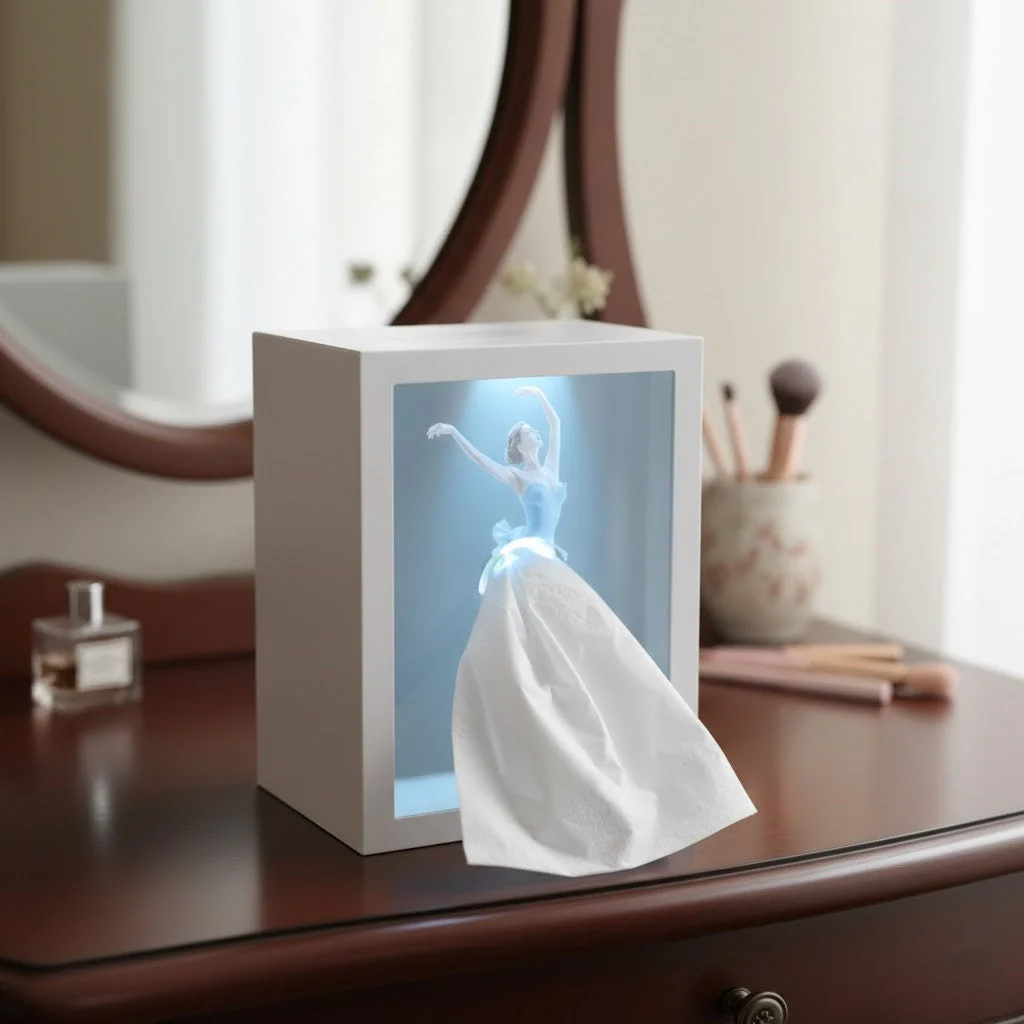 Ballet Girl Lighted Tissue Box - Image 2