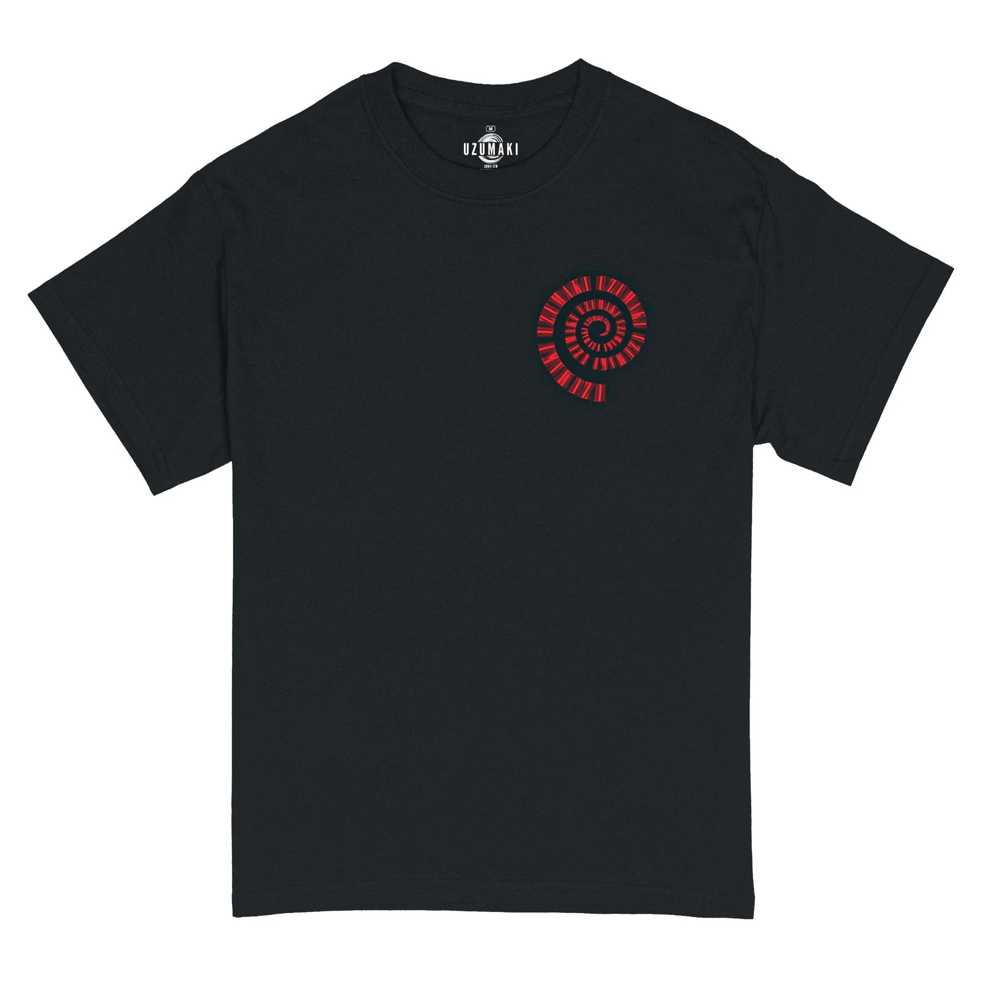 Uzumaki - Spiral Blur Adult T-Shirt - Black - Officially Licensed - Image 2