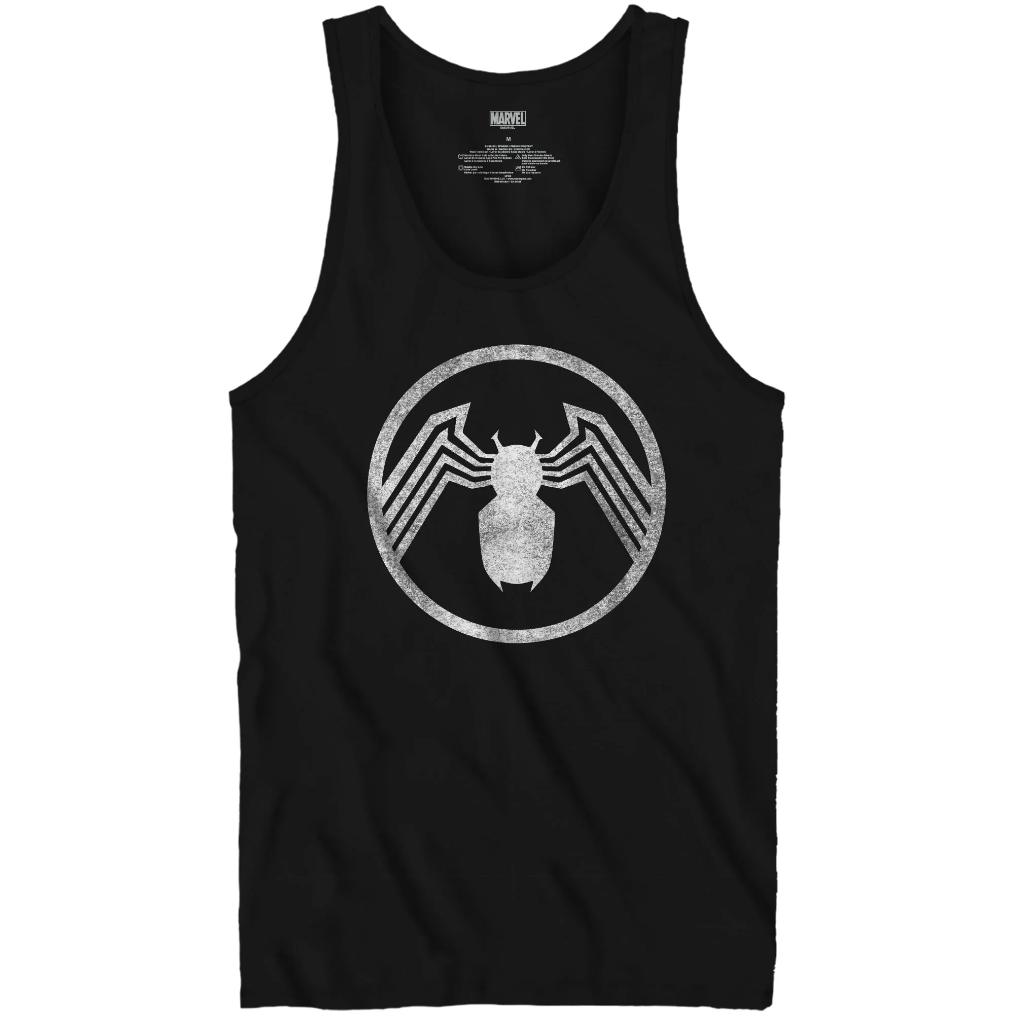 Venom Circle Logo Marvel Comics Adult Tank Top - Image 1