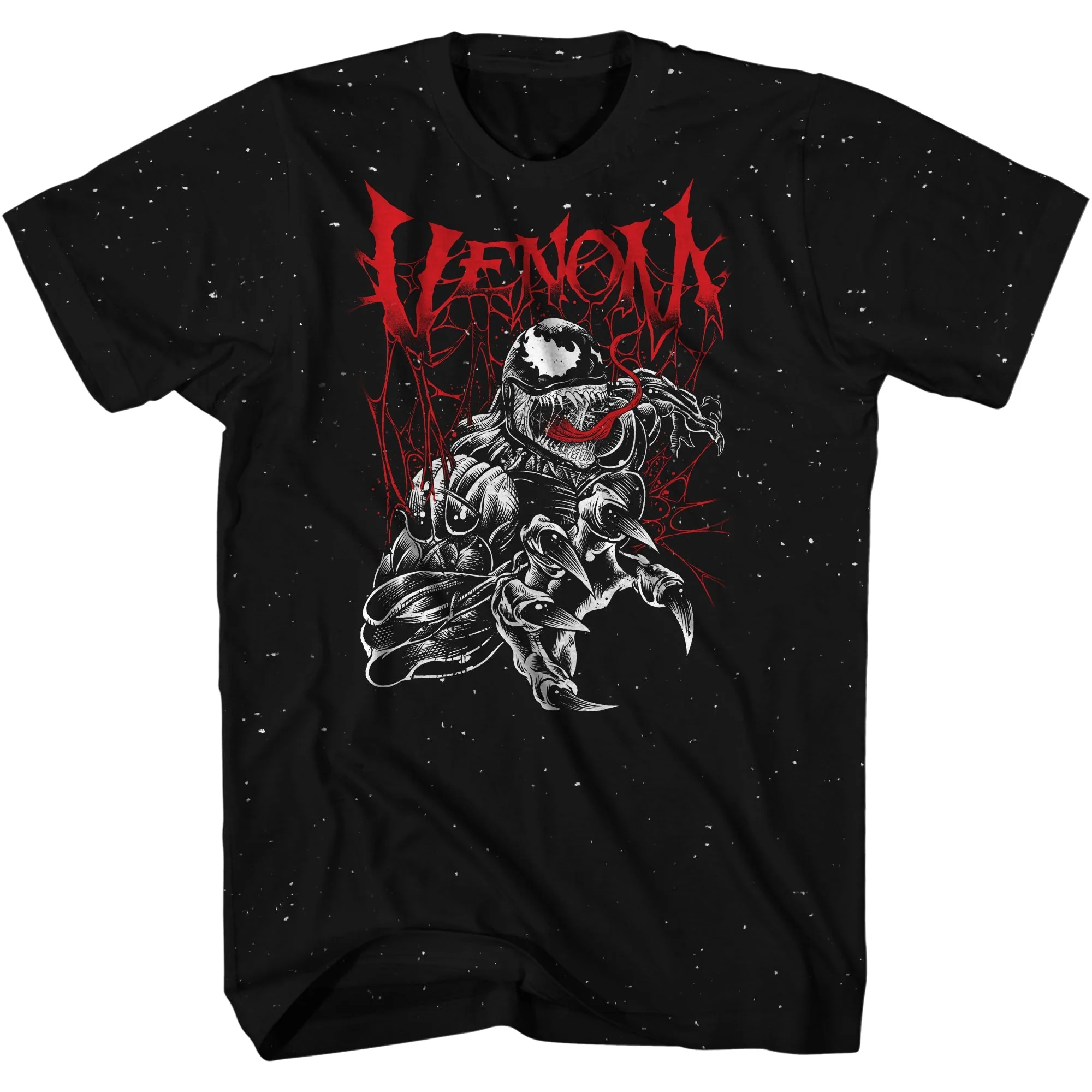 Venom Heavy Metal Marvel Comics Adult T Shirt - Image 1