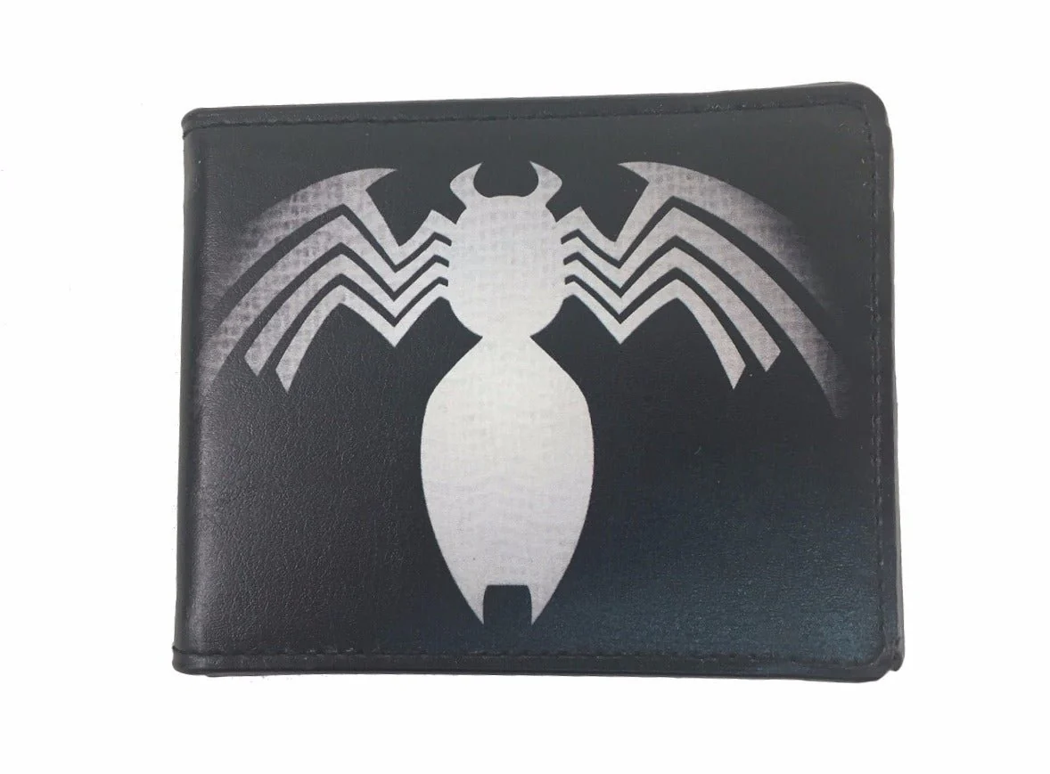 Venom Logo Spider-Man Marvel Comics Adult Bi-Fold Wallet - Image 3