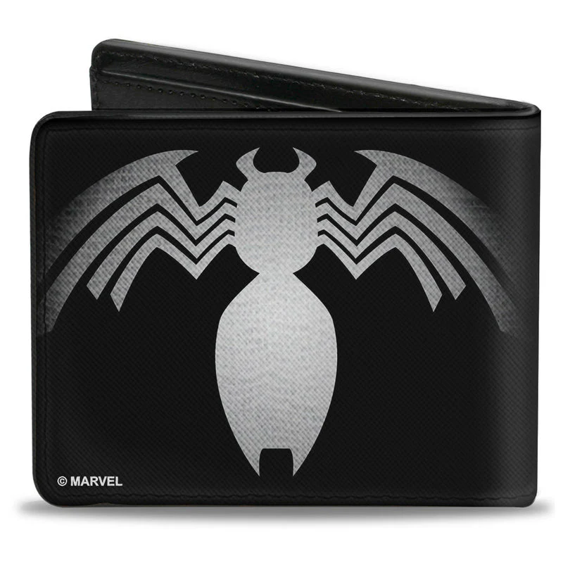 Venom Logo Spider-Man Marvel Comics Adult Bi-Fold Wallet - Image 2