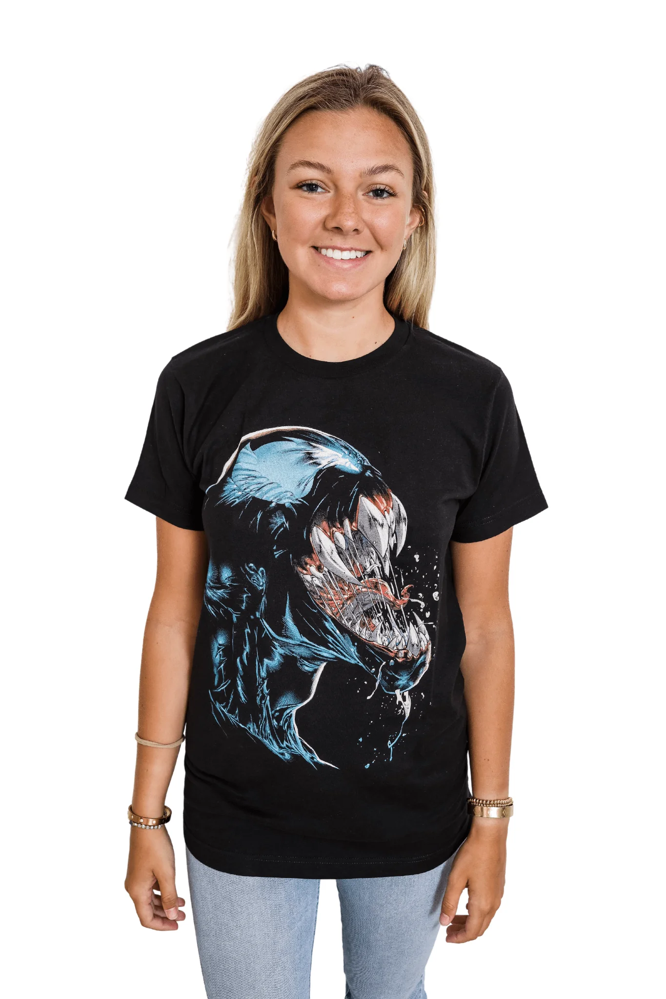 Venom Scream Marvel Comics Adult T-Shirt - Image 3