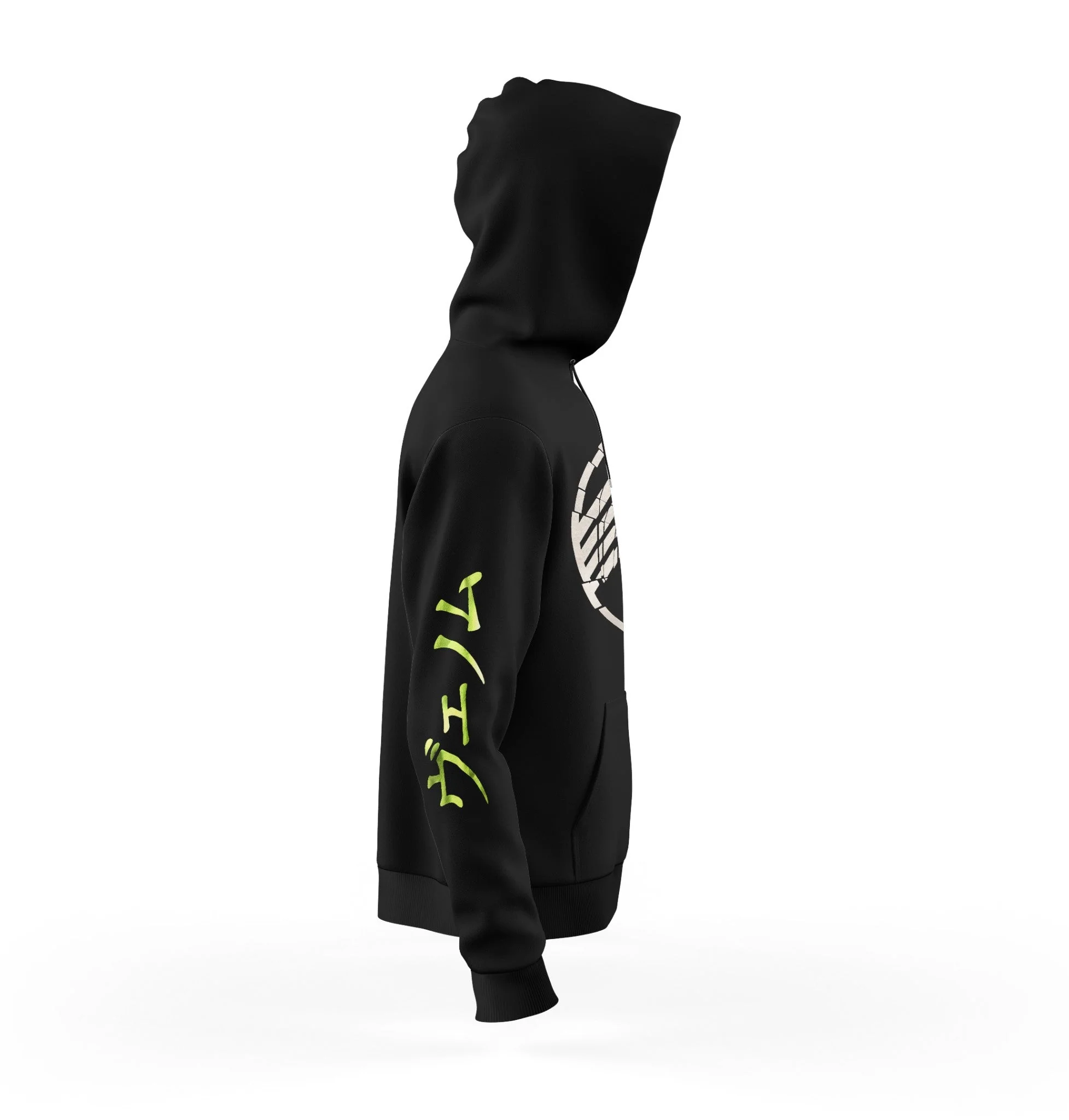 Venom Shatter Symbol With Kanji Marvel Pullover Hoodie - Image 2